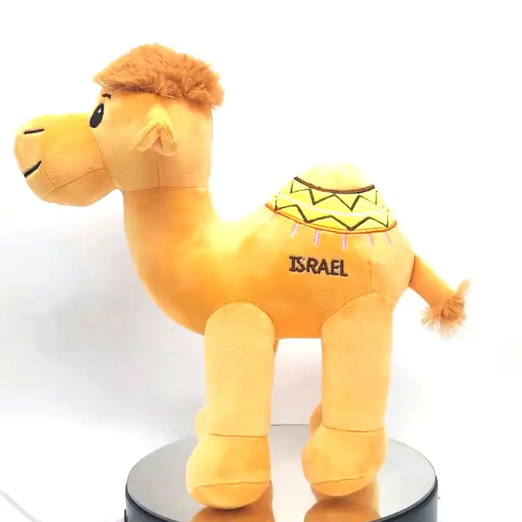 Fabrika ucuz promosyon deve oyuncak 25cm doldurulmuş oyuncaklar peluş deve