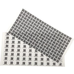 Etiqueta personalizada de código de barras para número de serie, etiqueta autoadhesiva de papel de vinilo de PVC, anticopia, código QR - Product Image 5