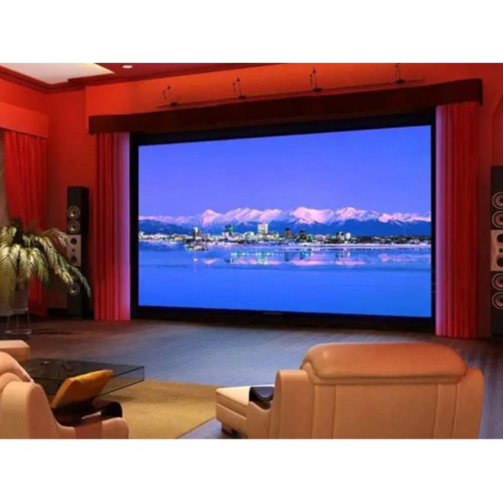 P1.8 Pantalla LED de visión directa de paso fino para interiores Pantalla de cine LED grande Montaje en pared P1 5 Pantalla LED Ktv Panel de pared LED Interior