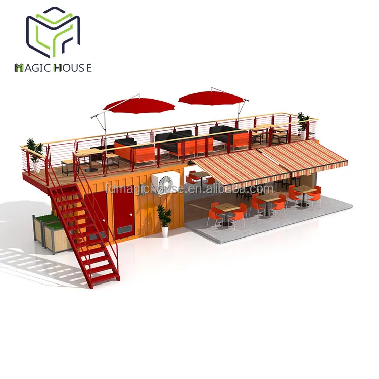 Magic House contenitore con messa a terra bar contenitore di stoccaggio bar contenitori per insalate per la casa
