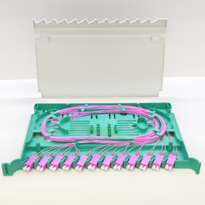 12芯集成融合分配单元电信级LC光纤接线板24芯ODF融合光纤托盘 - Product Image 6