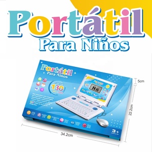 65 Functions Children English and Spanish <strong>Learning</strong> Machine Toy for Kids Educational Bilingual <strong>Learning</strong> Laptop <strong>Computer</strong> Toy - Product Image 6