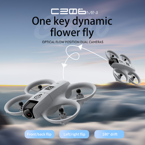 WIFI FPV遥控无人驾驶飞机四边形，带双摄像头4K，灯光控制和儿童避障 - Product Image 4