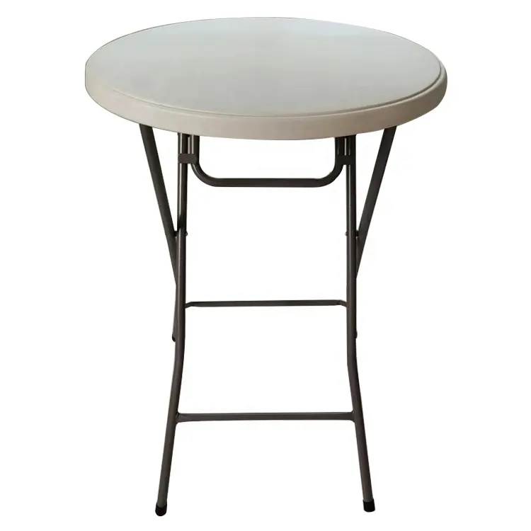 60cm Round Outdoor Plastic High Top Bar Cocktail Table For Sale
