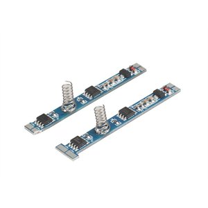 Mini LED Dimmer Touch Slim Schneid schalter 12V 24V 4A Blaue LED 6mm-12mm Aluminium profil DMX Controller Verbindungs modus PWM-Typ - Product Image 3