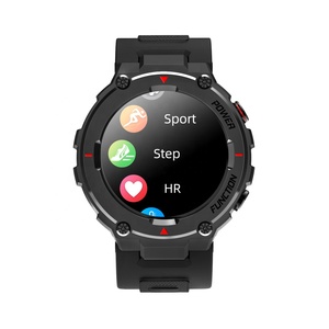 2021 yeni tam yuvarlak ekran spor akıllı saatler kan basıncı arama özel saat yüzleri su geçirmez erkek müzik Smartwatch F26