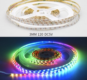 3mm 2812B Programmable Built-in IC Programmable Atmosphere Full-color <strong>Running</strong> Light Strip