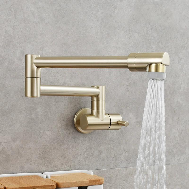 Brush with Gold Dual function water nozzle