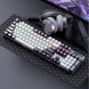 Fabrika satış Hot Swap RGB arkadan aydınlatmalı kablolu oyun klavyesi oyun masaüstü USB 2.0 ABS plastik çok tuşları ile yeni ürün - Product Image 2