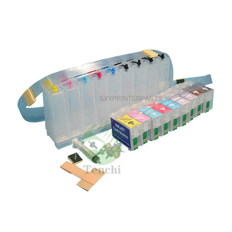 R2000 Continuous Ink Supply System For Epson Stylus Photo R2000 CISS T1590 CISS With ARC Chip Ciss 8 Channels Roll