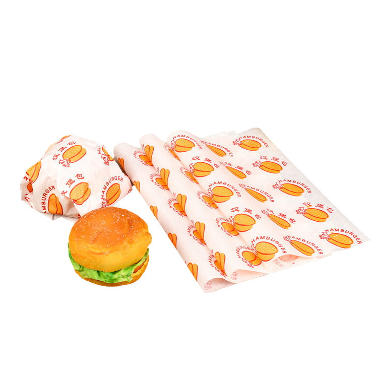 custom burger wrapping paper