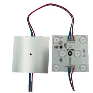DC24V RGB方形70 * 70毫米4W 6LED全彩发光二极管区块链灯箱拉伸天花板薄膜专用发光二极管模块 - Product Image 2