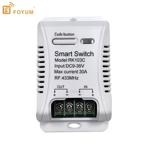 RF Smart Switch 433Mhz 30A DC9-36V un canale RF Controller ricevitore telecomando senza fili per 433 Smart - Product Image 5