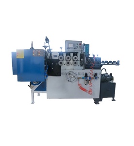 La macchina per la produzione e la saldatura ad anello adotta il controllo del programma PLC, ampiamente utilizzato nella copertura della rete del ventilatore - Product Image 2