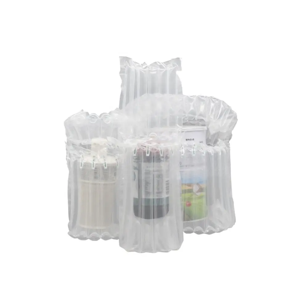 Bolsa de columna de aire ZGCX, paquete protector, paquete de envoltura inflable, bolsa de burbujas para ordenador portátil, Material de embalaje de vino