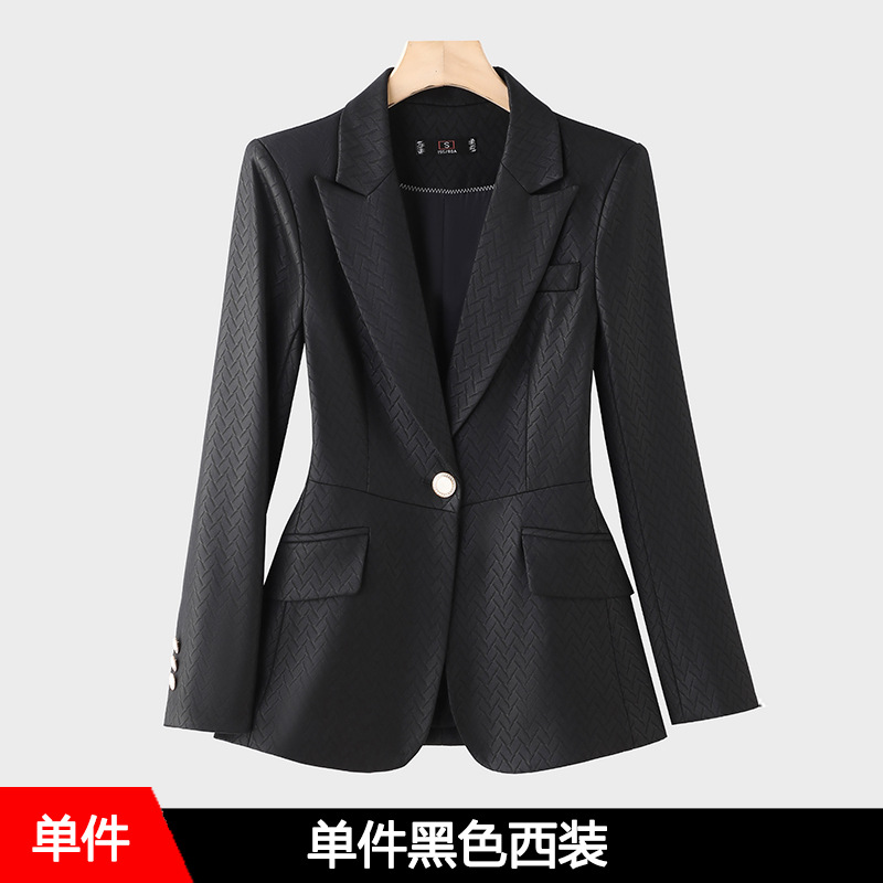black suit