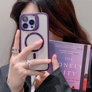 เคสโทรศัพท์ฟิล์มใสแบบมีขาตั้งที่มองไม่เห็นสำหรับ iPhone 16 15 PRO MAX 14 13 12 11เคสฝาหลัง - Product Image 3
