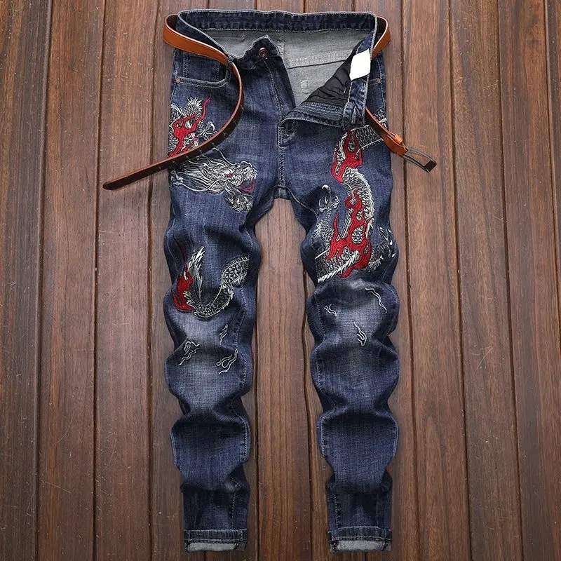 Wholesale hot items 2024 slim fit pants male stretch mens jeans skinny men's jeans new style man jeans