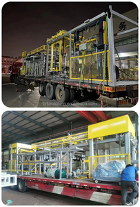 Apilador de bloques de hormigón completamente automático y máquina de línea de enclavamiento de embalaje máquina de fabricación de bloques huecos de cemento de pavimento - Product Image 4