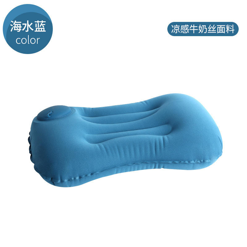 สีน้ำเงินทะเล (ผ้าไหมนม)