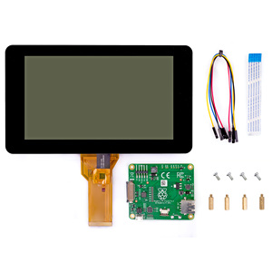 Spanplatte Raspberry Pi 7 Touch Display 800x480 Pixel Zehn Finger Touch funktioniert mit allen Raspberry Pi Modellen außer der Zero Line - Product Image 2