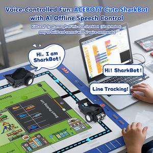 音声制御音楽子供ティーンエイジャーESP32 STEM教育コーディングプロジェクトAI Smart ForArduinoロボット車キット - Product Image 2