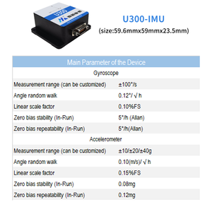 IMU <strong>MEMS</strong> <strong>Sensor</strong> IMU300 Gyro bias 1degree per hour Digital RS422 Output - Product Image 2