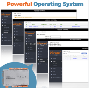 Orddok TCP/IP Web Embedded Server scheda di controllo accessi 2 porte controllo accessi sistema di controllo di accesso OEM ODM supporto FD-ACN2B - Product Image 3