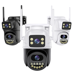 Qearim 24 horas de grabación en bucle al aire libre ip cctv Cámara Internet seguridad en el hogar 6MP lente dual inalámbrico WiFi HD IP cámara de seguridad - Product Image 1