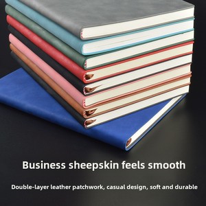 B5 Softcover <strong>Notebook</strong> for Work Study Meeting Record Book New Simple Foreign Trade Diary Journal A3 A5/A6 Leather for School Use - Product Image 3