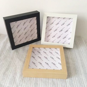 6x6 8x8 10x10 Inch Wood Shadow Box <strong>Frames</strong> with Plexiglass Facing Square Plastic Pattern Inner Depth 2/3/5/<strong>6</strong>/<strong>9</strong>/12cm Glass
