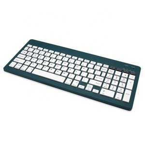 Mini Slim 10 11 12 13 pulgadas Bluetooth y teclado de carga de modo dual inalámbrico 2,4G con botones de silencio para IBM PC MAC IPAD IPHONE - Product Image 6