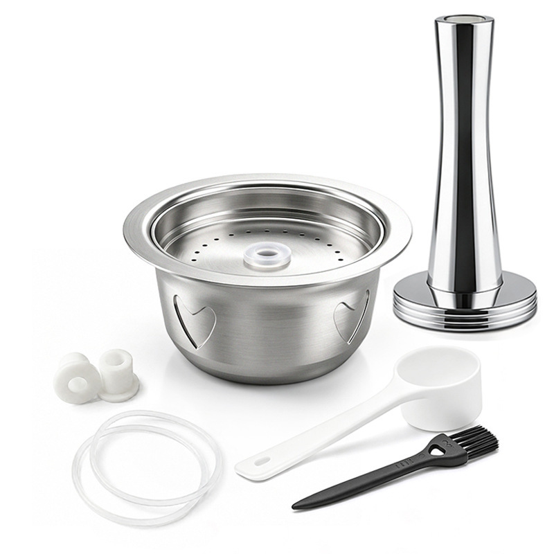 Marteau à poudre pour capsules de 80 ml, cuillère, brosse et bague d'étanchéité