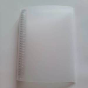 A5 B5 Wholesale Custom Transparent PP Softcover Metal Ring Binder <strong>Notebook</strong> <strong>with</strong> Optional <strong>Insert</strong> - Product Image 3