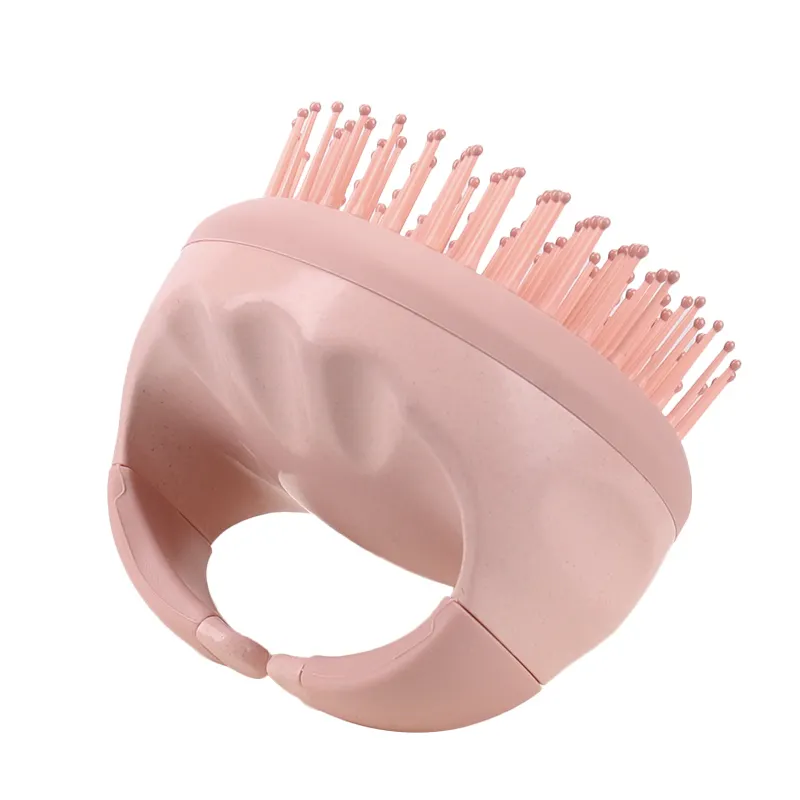 Tùy Chỉnh Mới Nhất Tóc Lược Silicone Nylon Dầu Gội Đầu Bàn Chải Kích thích Tóc Bàn Chải Massage Da Đầu Bàn Chải Detangling Bàn Chải