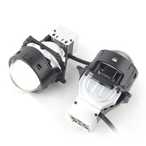 3 inç 56W araba Bi LED projektör Lens 3.0 Led far projektör Lens 6000K otomatik LED far - Product Image 3