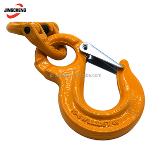10mm 20mm 32mm G80 mắt Sling móc với chốt cho chuỗi cáp treo Châu Âu loại clevis tự khóa móc - Product Image 2