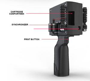 Uyin <strong>T</strong>-3 25.4mm Product logo Hand-held Jet Printer Batch Date <strong>Coding</strong> Portable Handheld Inkjet Printer for Box Cartoon Printing - Product Image 5