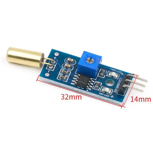 Módulo de Sensor de inclinación de ángulo, interruptor de bola de, microcontrolador, módulo de Sensor de interruptor de vibración
