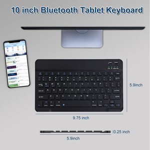 适用于ipad的无线可充电c型便携式轻型智能无线bt键盘软触摸键盘外部键盘 - Product Image 3