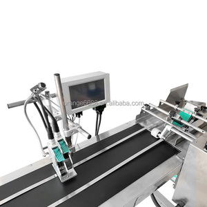 B2B Clearance Sale Halbautomat ische Desktop-Förderband maschine Kontinuierliche Inkjet-Charge Ablaufdatum Code-Drucker für Flaschen - Product Image 2