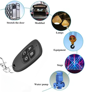 4 pulsanti 433 Mhz EV1527 codice di apprendimento telecomando universale per la porta del Garage sistema di allarme per auto