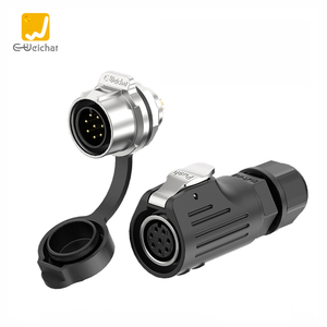 E-weichat 2-8-pin bảng điều chỉnh hàng không cắm nữ nam ổ cắm đảo ngược cài đặt Điện LP12 Kết nối công nghiệp - Product Image 1