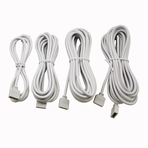 4PIN RGB ส่วนต่อขยายสายเคเบิล1ม. 2ม. 3ม. 5ม. 10ม. DC 12V สีดำชายหญิงขยายสายไฟสำหรับ2835 5050 LED Strip Light - Product Image 1