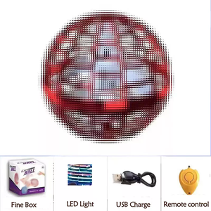 Sıcak satış uçan Flyorb Boomerang sihirli Led Mini Drone ile renkli el kontrollü uçan küre topu Spinner - Product Image 6