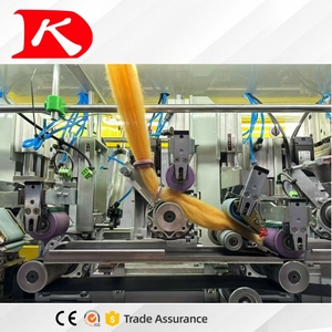 Tam fonksiyonlu fantezi üstler eğirme makinesi renk şerit bilgisayar programlama ProcessRotor eğirme tekniği