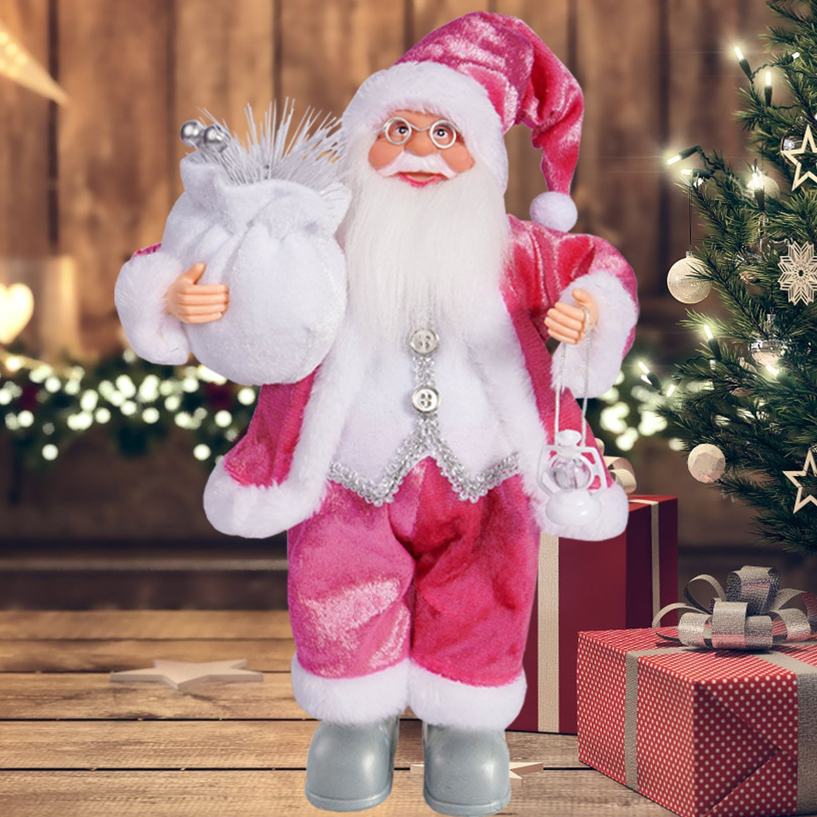 Père Noël rose