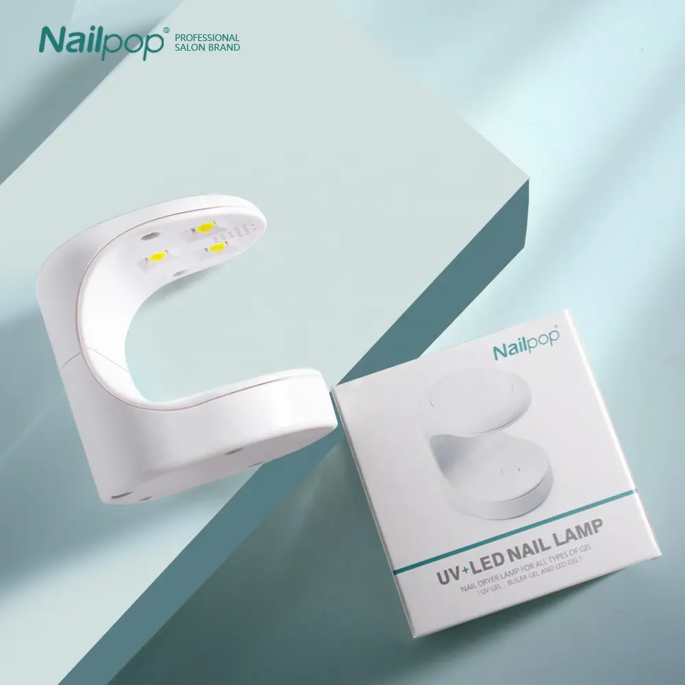 NAILPOP Mini lampe USB UV à séchage rapide pour manucure Gel de séchage pour vernis Machine à LED Outils d'art des ongles Lampe à ongles pour un seul doigt