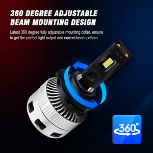 ไฟหน้า LED เทอร์โบชาร์จเจอร์100W, ไฟหน้า LED W 9005 HB4โปรเจคเตอร์9012 H7ปราศจากข้อผิดพลาด - Product Image 4