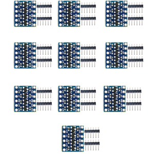 10 adet I2C mantık seviyesi dönüştürücü 4 kanal IIC çift yönlü 3.3V-5V modülü ahududu Pi için Arduino için ESP32 DIY projeleri